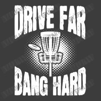 Drive Far Bang Hard Frisbee Golf Frolf Men's Polo Shirt | Artistshot