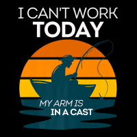 Mens I Can't Work Today My Arm Is In A Cast Funny Fishing Vintage Prem Pocket T-shirt | Artistshot