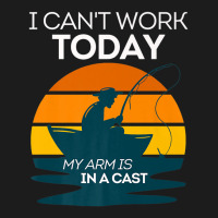 Mens I Can't Work Today My Arm Is In A Cast Funny Fishing Vintage Prem Hoodie & Jogger Set | Artistshot