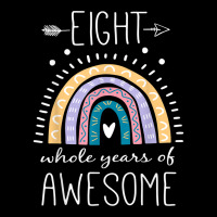 Eight Whole Years Of Awesome 8 Year Old Gifts 8 Bday Rainbow T Shirt Camo Snapback | Artistshot