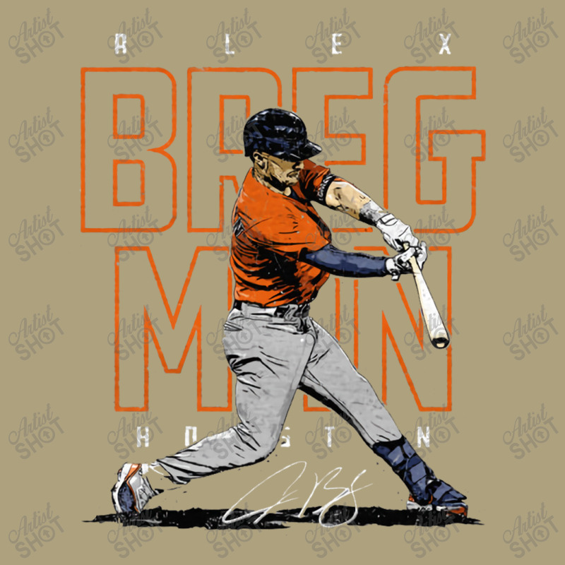 Alex Bregman Outline Name Flat Bill Snapback Cap by kr205 | Artistshot