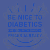 Be Nice To Diabetics We Deal With Enough Pricks Flat Bill Snapback Cap | Artistshot