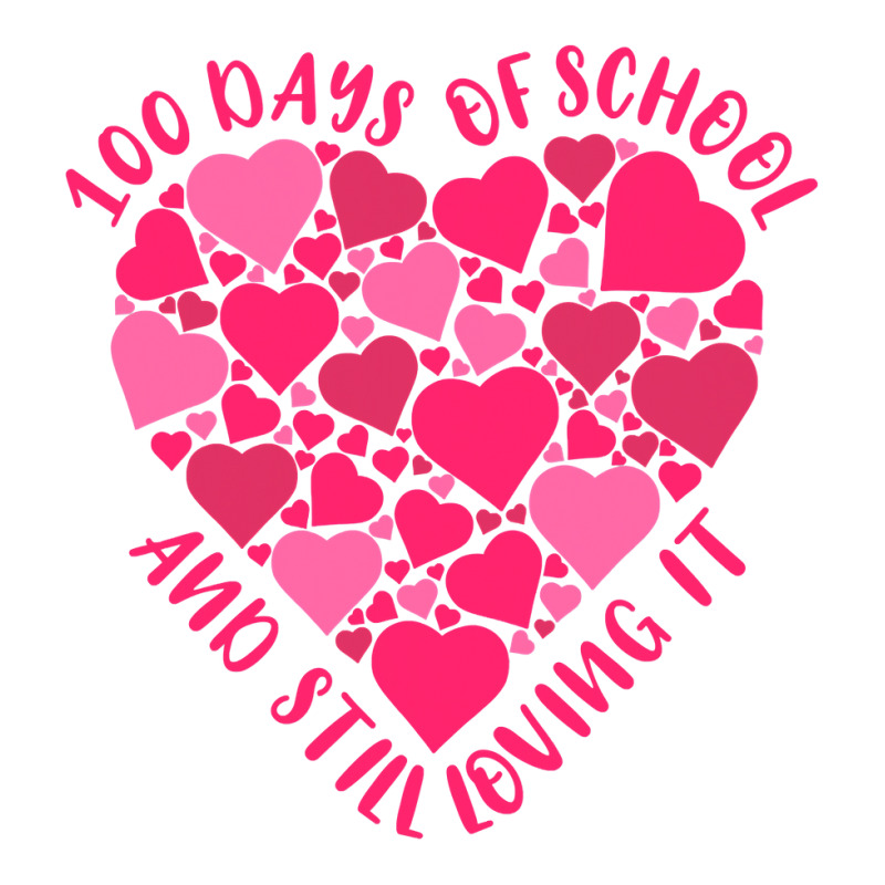 Cute 100 Days Of School And Still Loving It Heart Cub Paper Bag - 8 X 4 1/2 X 10 1/4 | Artistshot