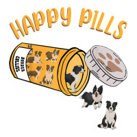 Happy Pills Border Collie Dog Lover T Shirt Debie Paper Bag - 10 X 5 X 13 | Artistshot