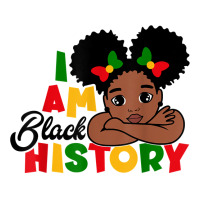 I Am Black History Shirt For Kids Girls Black History Month T Shirt Debie Paper Bag - 10 X 5 X 13 | Artistshot