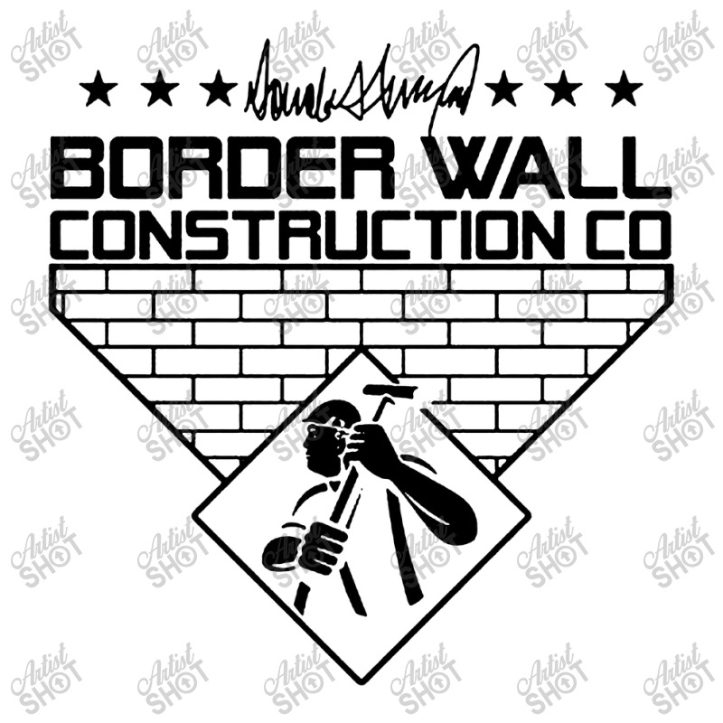 Border Wall Construction Company Double Wine Paper Bag - 6 1/2 X 3 1/2 X 12 3/8 | Artistshot