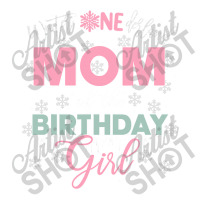 Mom Of The Birthday Girl Shirt Winter Onederland Family Traveler Paper Bag -13 X 6 X 15 3/4 | Artistshot