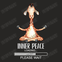 Funny Meditation Giraffe Lovers Inner Ladies Fitted T-shirt | Artistshot