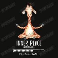 Funny Meditation Giraffe Lovers Inner Scorecard Crop Tee | Artistshot