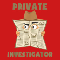 Private Investigator Spying Through Newspaper Secret Eye T Shirt Baseball Cap | Artistshot