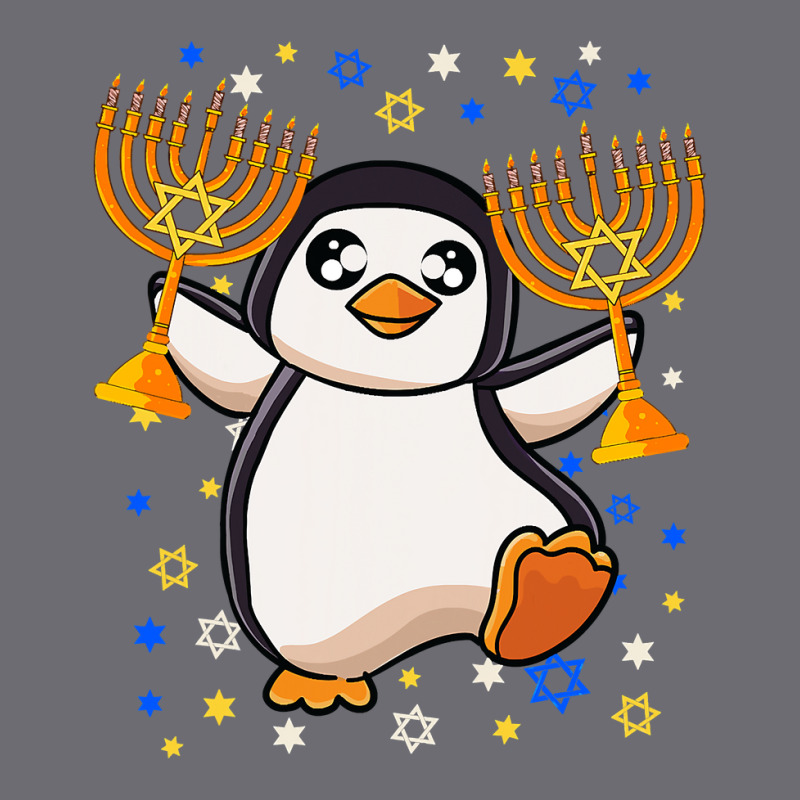 Penguin Bird Chanukah Jewish Menorah Penguin Funny Hanukkah 135 Ice Oc Mesh Cap | Artistshot