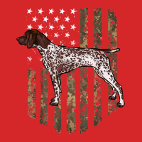 Camo American Flag German Shorthaired Pointer 4th Of July T Shirt Trucker Cap | Artistshot