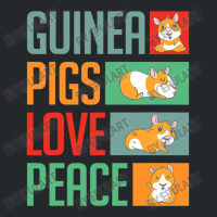 Guinea Pigs Love Peace Funny Guinea Pig Crewneck Sweatshirt | Artistshot