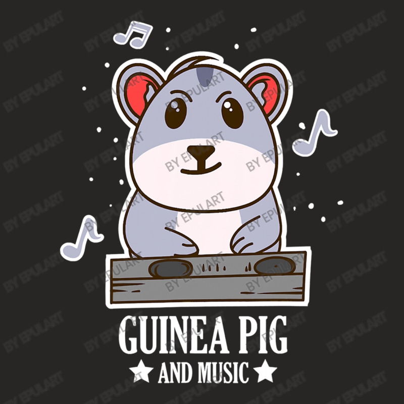 Guinea Pigs Music Notes Musician Ladies Fitted T-Shirt by EpulArt | Artistshot