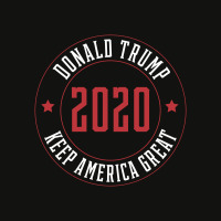 Trump 2020 Keep America Great - Usa Flag Gift Political Scorecard Crop Tee | Artistshot