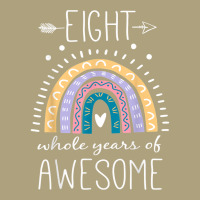 Eight Whole Years Of Awesome 8 Year Old Gifts 8 Bday Rainbow T Shirt Flat Bill Snapback Cap | Artistshot