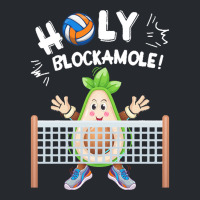 Funny Volleyball Lovers T  Shirt Holy Blockamole Funny Avocado Blocker Flat Bill Snapback Cap | Artistshot