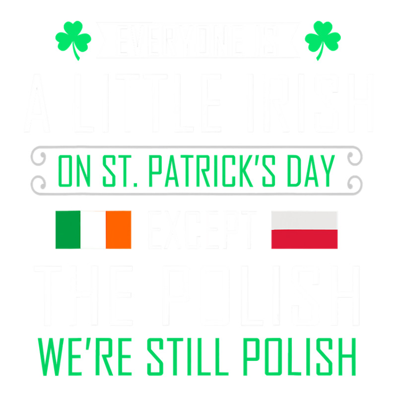 Polish Irish On St Patrick's Day Double Wine Paper Bag - 6 1/2 X 3 1/2 X 12 3/8 | Artistshot