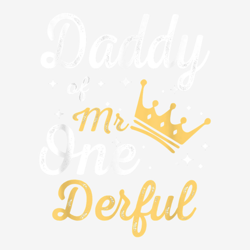 Daddy Of Mr Onederful 1st Birthday One Derful Matching T Shirt Travel Mug | Artistshot