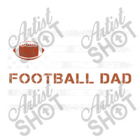 Mens Football Papa Best Dad Ever Fatherhood Daddy Fathers Day Take Out Paper Bag - 14 X 10 X 15 1/2 | Artistshot