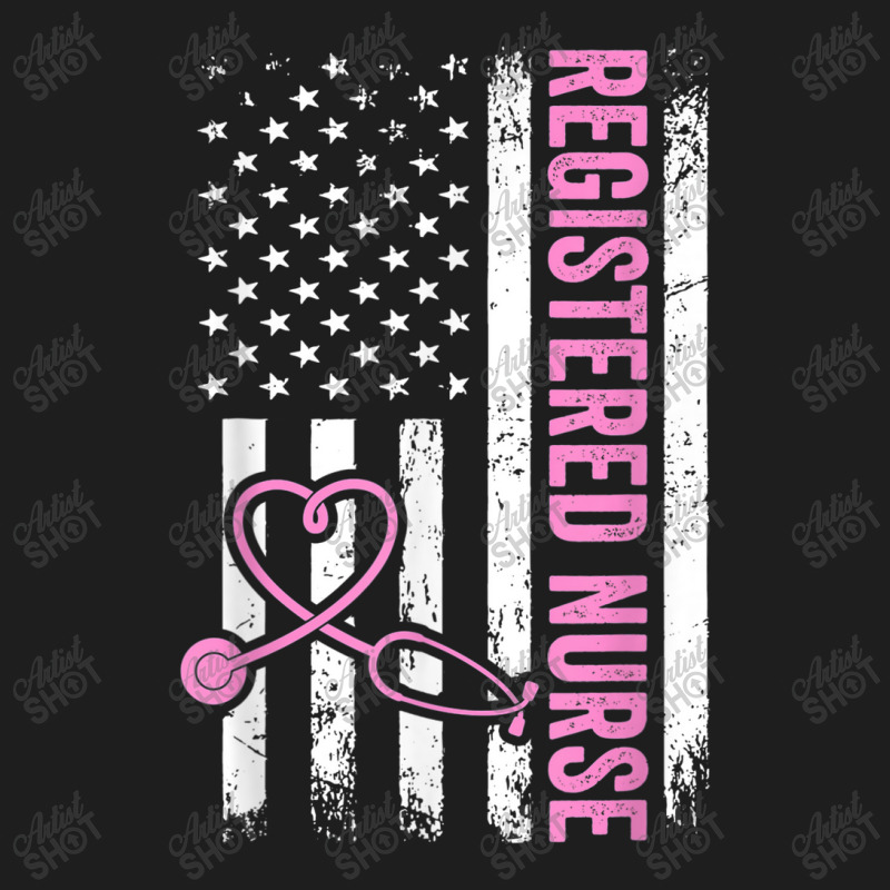 America Flag  Nursing  Patriotic Nurse  Registered Nurse Classic T-shirt | Artistshot