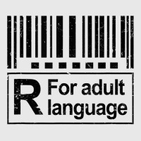 Barcode Sign R For Adult Language Warning Label Sign T Shirt Baseball Cap | Artistshot