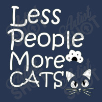 Less People, More Cats Ladies Denim Jacket | Artistshot