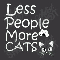 Less People, More Cats Ladies Curvy T-shirt | Artistshot