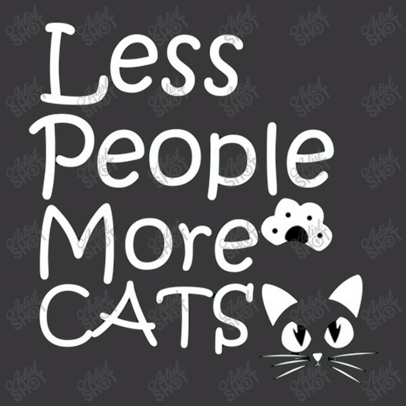 Less People, More Cats Ladies Curvy T-Shirt by farahayopi | Artistshot