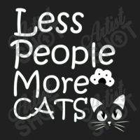 Less People, More Cats Ladies Polo Shirt | Artistshot