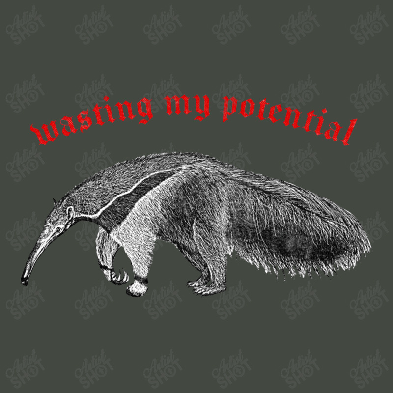 Wasting My Potential ∆ Nihilist Anteater Design Trucker Cap by oragumun | Artistshot