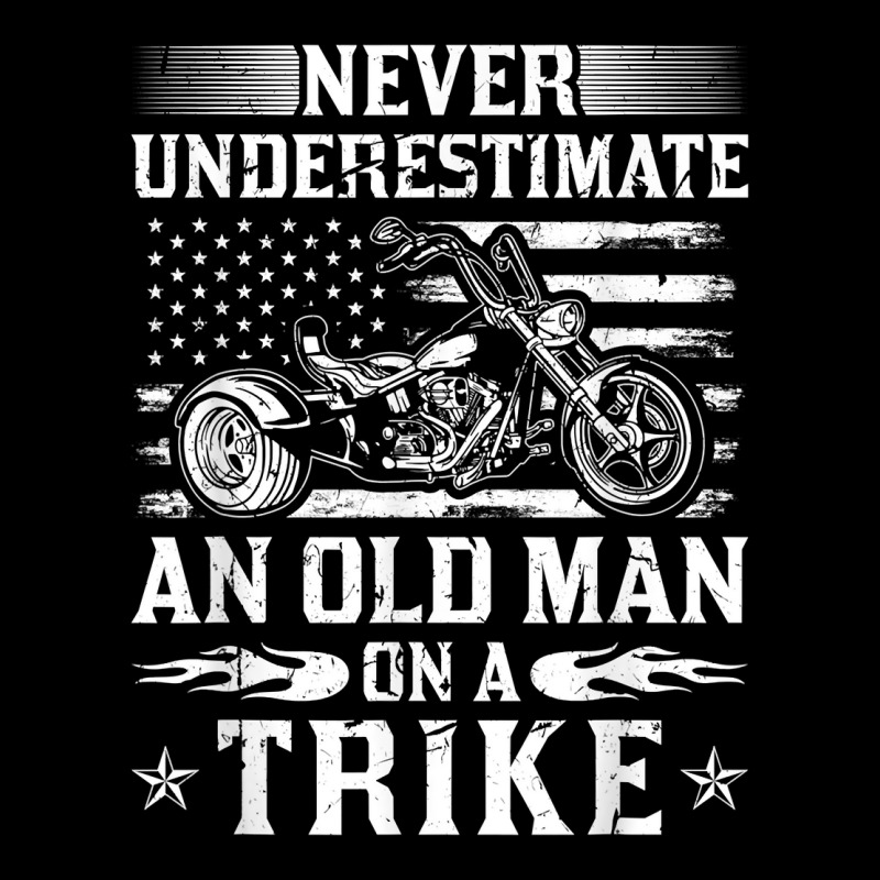 Never Underestimate An Old Man On A Trike Motorcycle T Shirt Camo Snapback by corni3t6 | Artistshot