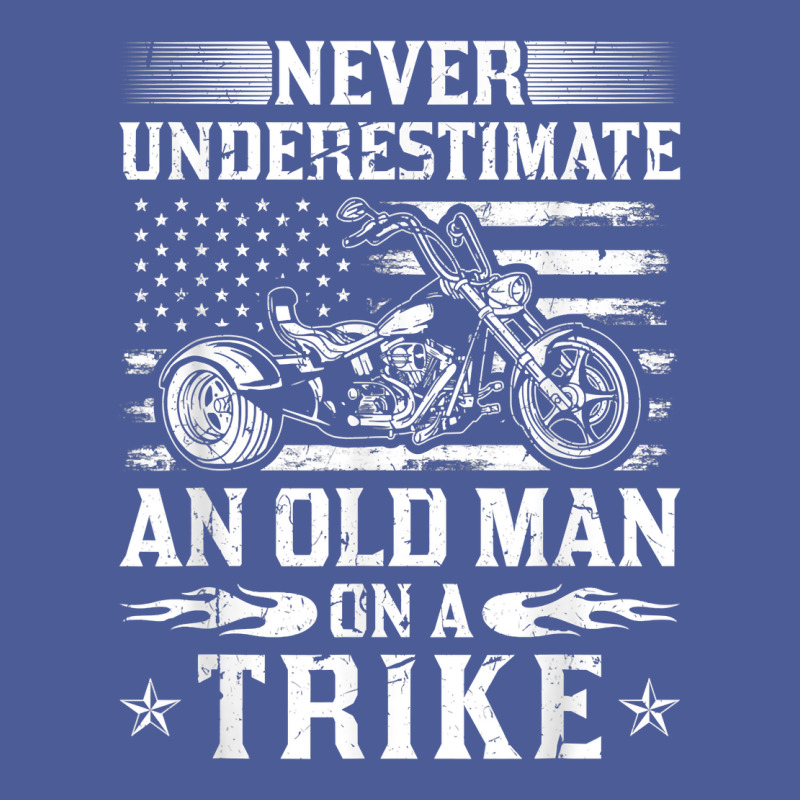 Never Underestimate An Old Man On A Trike Motorcycle T Shirt Flat Bill Snapback Cap by corni3t6 | Artistshot