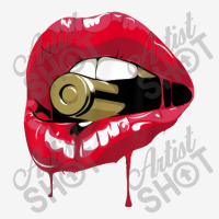 Red Lips Bullet Biting Classic T-shirt | Artistshot