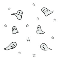 Cute Ghost T  Shirt Cute Ghosts T  Shirt Debie Paper Bag - 10 X 5 X 13 | Artistshot