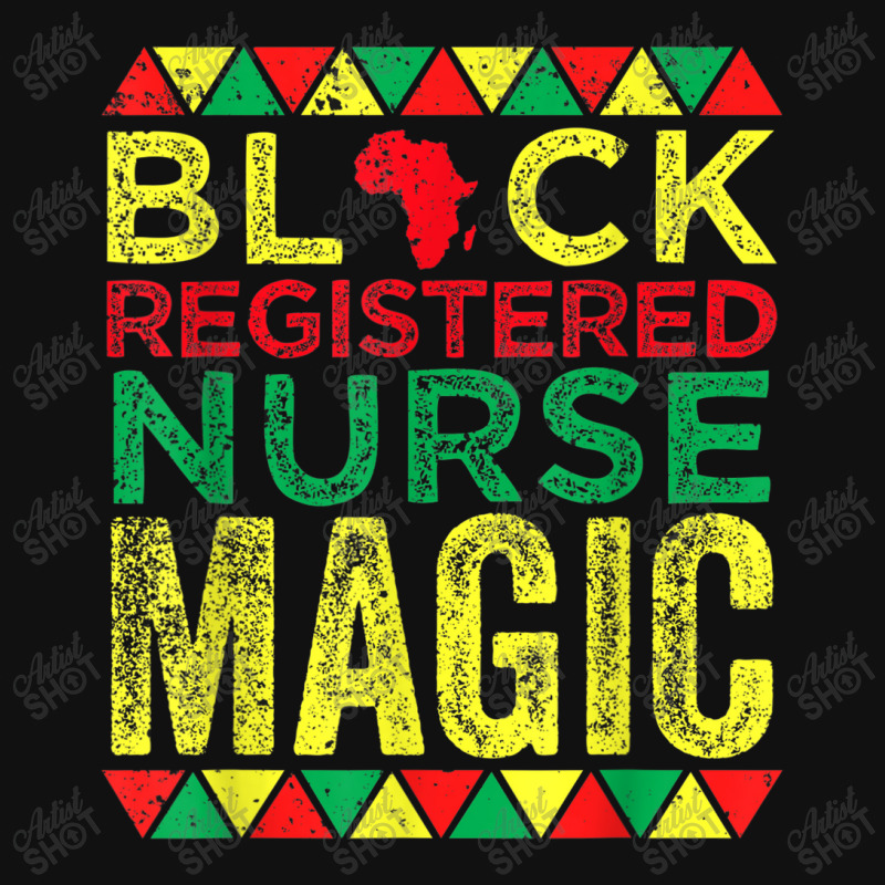 Black Registered Nurse Magic Nursing Black History Month Baby Bibs | Artistshot