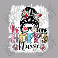 Bleached One Hoppy Registered Nurse Messy Bun Easter Bunny Youth 3/4 Sleeve | Artistshot