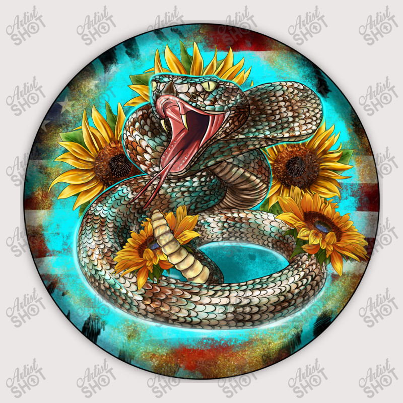 Rattlesnake And Sunflower Pocket T-Shirt by Christmas Ornament Shop | Artistshot