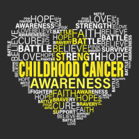 Childhood Cancer Awareness Heart Support Strong Warrior T Shirt Baseball Cap | Artistshot