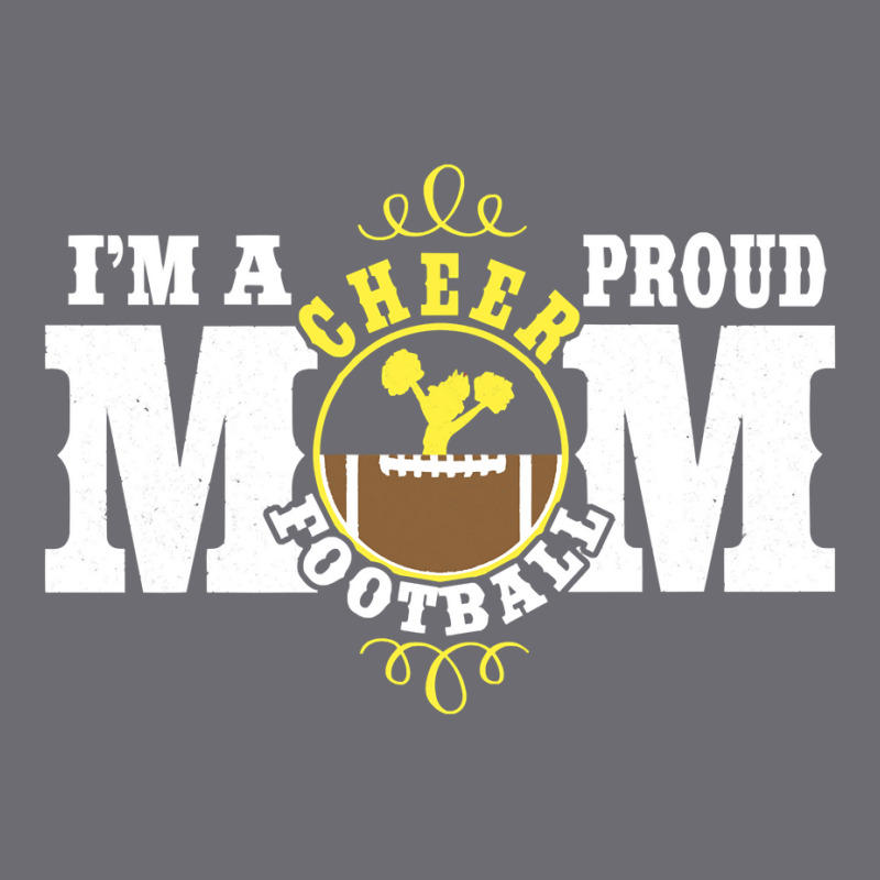 I'm A Proud Cheer Football Mom   Combined Sports Pullover Hoodie Mesh cap by harmanyuan | Artistshot