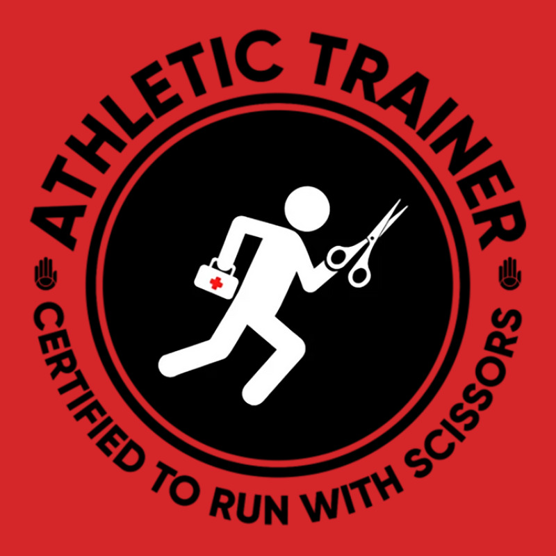 Athletic Trainer Certified To Run With Scissors Trucker Cap | Artistshot