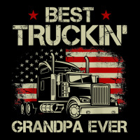 Mens Best Truckin Grandpa Ever American Flag Big Rig Trucker Gift T Sh Camo Snapback | Artistshot