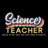 Back In My Day We Had Nine Planets   Retro Science Teacher T Shirt Flat Bill Snapback Cap | Artistshot