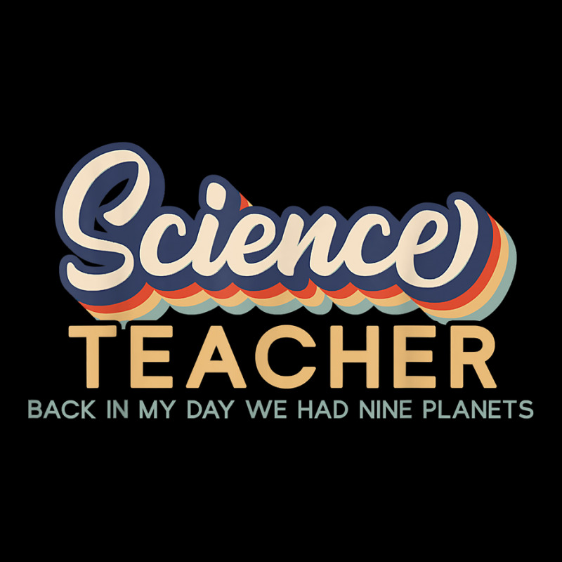 Back In My Day We Had Nine Planets   Retro Science Teacher T Shirt Flat Bill Snapback Cap by tandonwelters | Artistshot