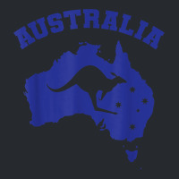 Australia With Kangaroo And Map T Shirt Flat Bill Snapback Cap | Artistshot