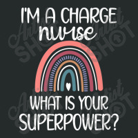 Charge Nurse Superpower  Registered Nurse Charge Nursing Premium Women's Triblend Scoop T-shirt | Artistshot