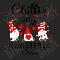 Chillin' With My Registered Nurse Valentines   Rn Valentines Ladies Fitted T-shirt | Artistshot