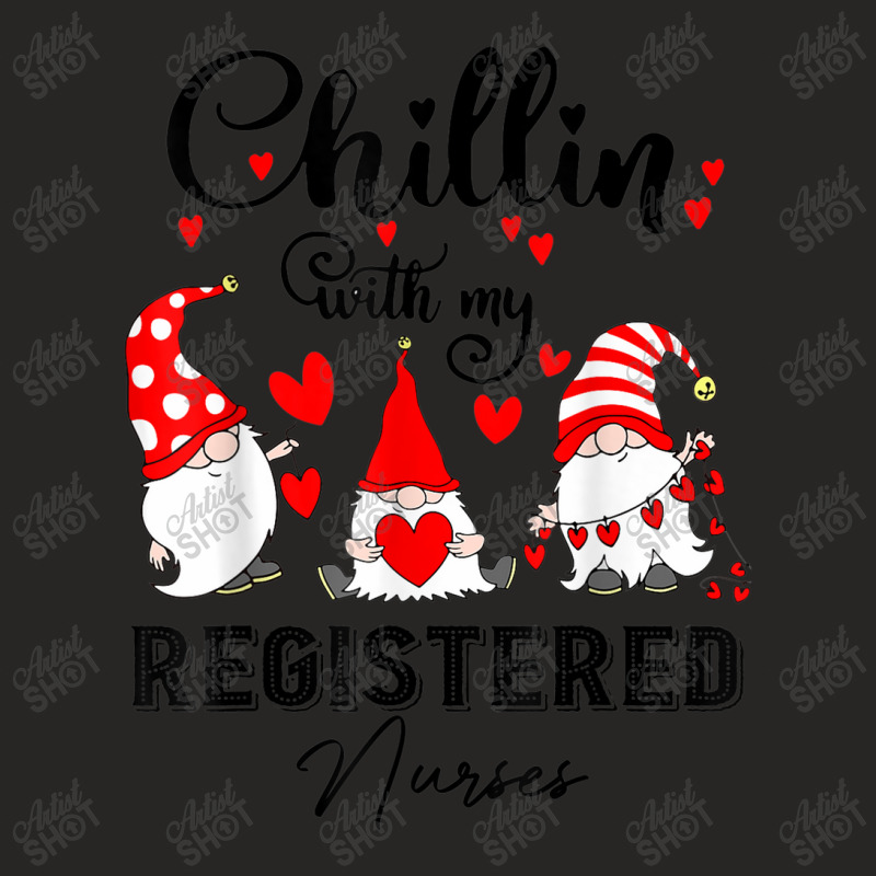 Chillin' With My Registered Nurse Valentines   Rn Valentines Ladies Fitted T-shirt | Artistshot