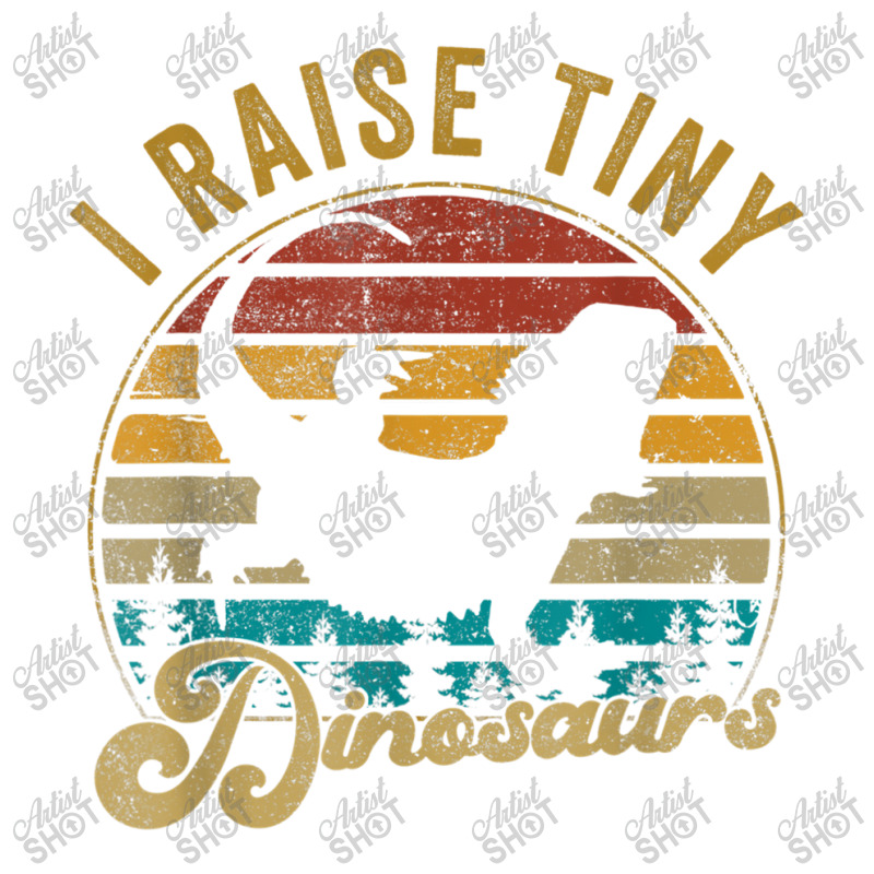 I Raise Tiny Dinosaur Funny Vintage Retro 70s Bearded Dragon Day Gift Star Paper Bag - 13 X 7 X 13 | Artistshot