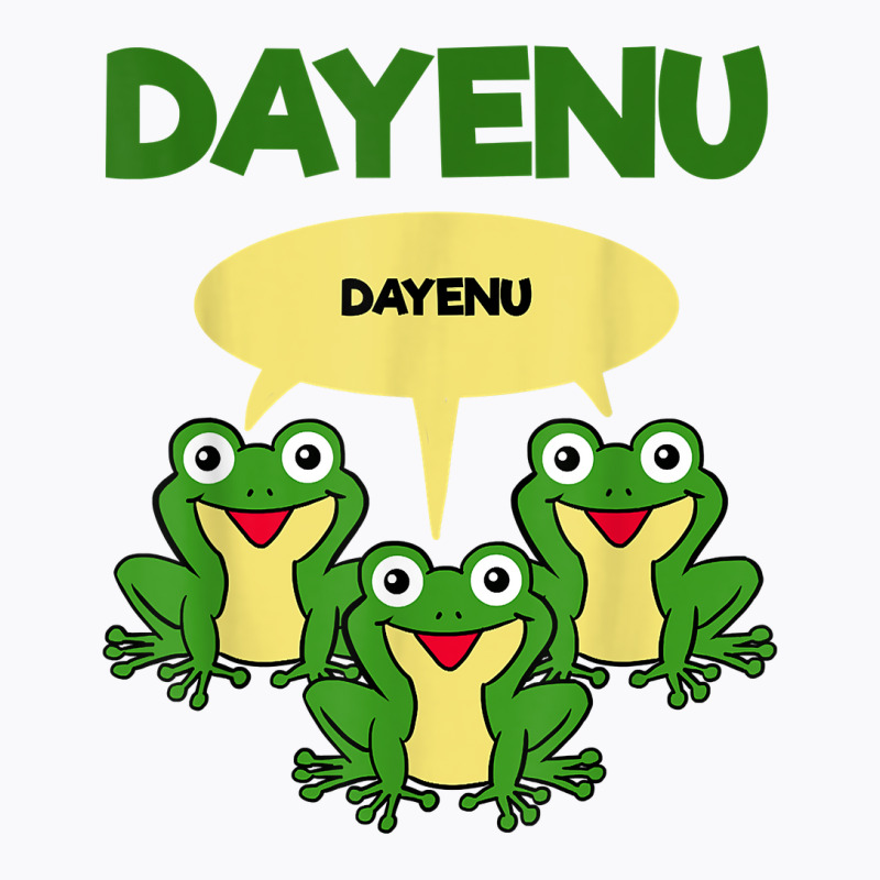 Three Frogs Dayenu   Funny Pesach Passover T Shirt T-shirt | Artistshot